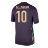 Maglia ufficiale Inghilterra Bellingham 10 Trasferta Euro 2024 per Uomo